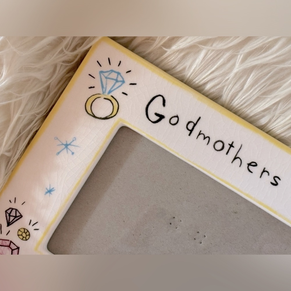 Godmothers are Precious Gifts Ceramic Frame for 4x6 photo - Picture 3 of 3